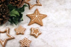 Decorating gingerbread cookies is one of my favorite Christmas traditions. It reminds me of the Christmas narrative, where a big star shines among smaller ones, leading the way to Jesus.